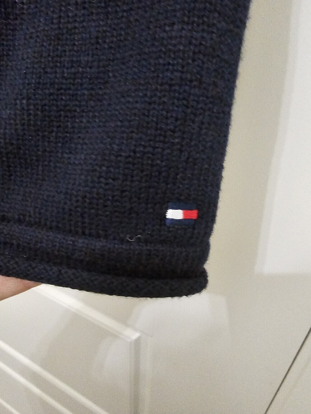 Tommy Hilfiger Womens Navy Pullover Sweater. - Picture 4 of 7